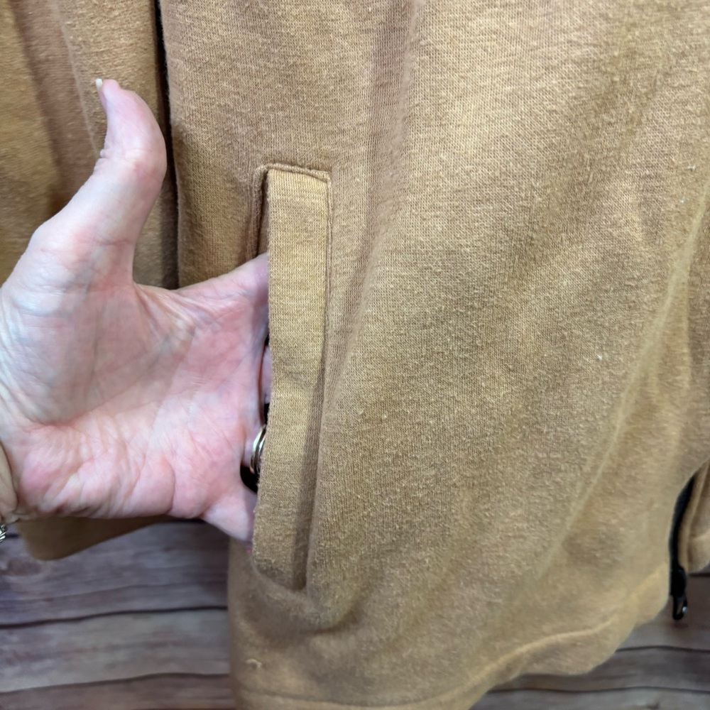 Zyia active brown dual zip jacket size XL - Picture 3 of 9